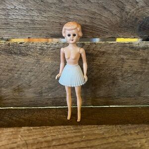 Vintage doll Hong Kong plastic retro small doll